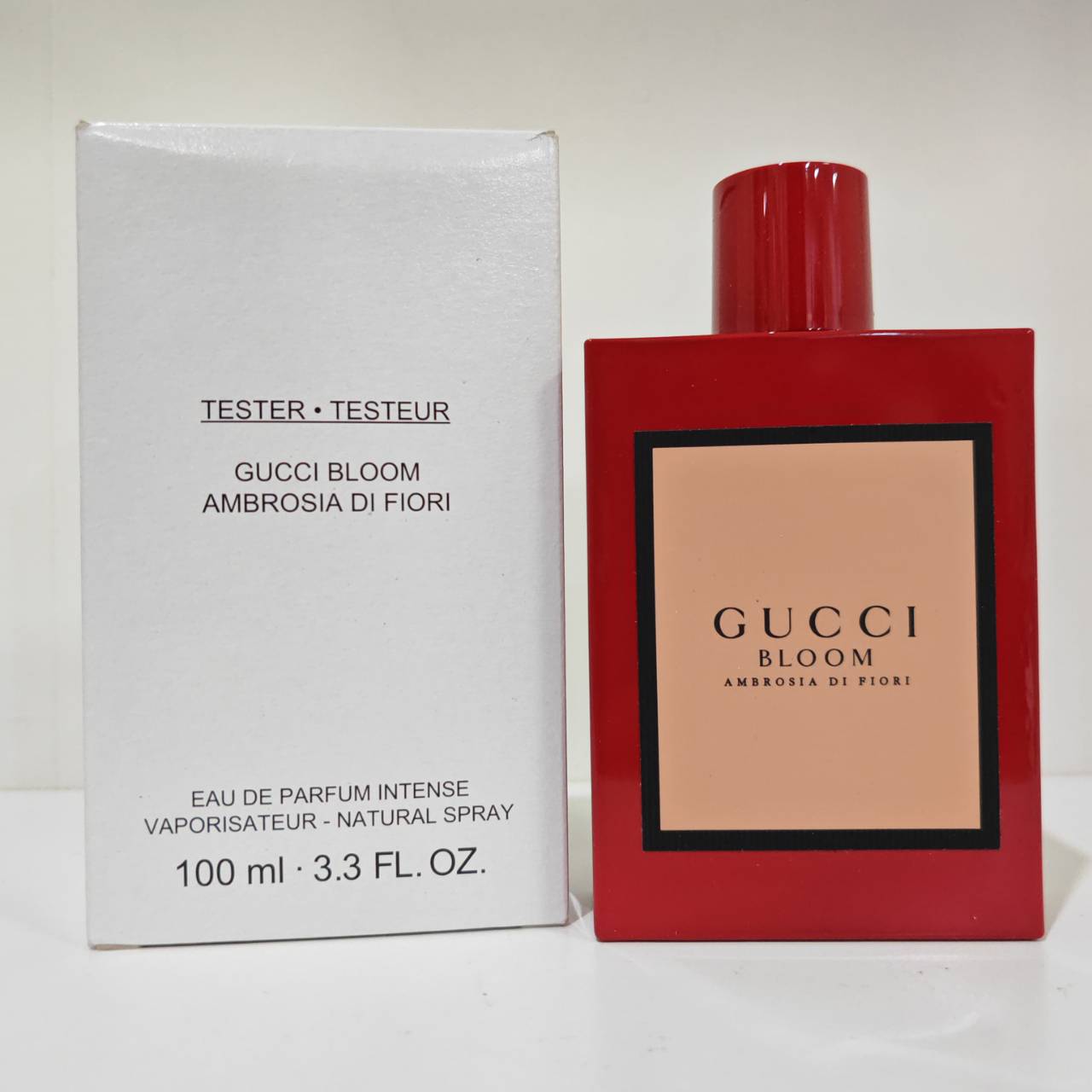 น้ำหอมแท้ Gucci Bloom Ambrosia Di Fiori Intense EDP 100ml กล่องเทสเตอร์