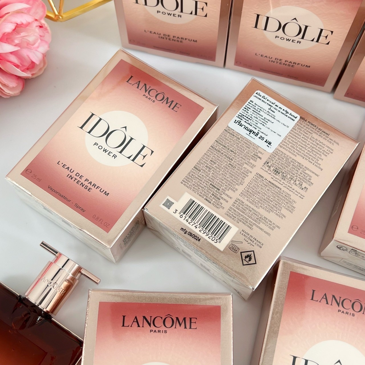 น้ำหอมแท้ Lancome Idole Power L'eau De Parfum Intense 25ml กล่องซีลป้ายไทย