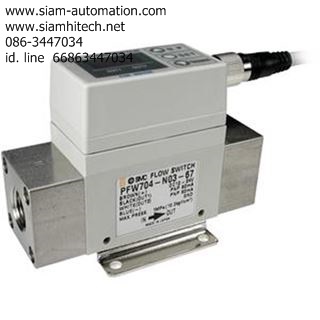 Flow Switch ยี่ห้อ SMC รุ่น PF2W720-03-27 ( 3/8" , NPN , 2-16 L/MIN ) NEW