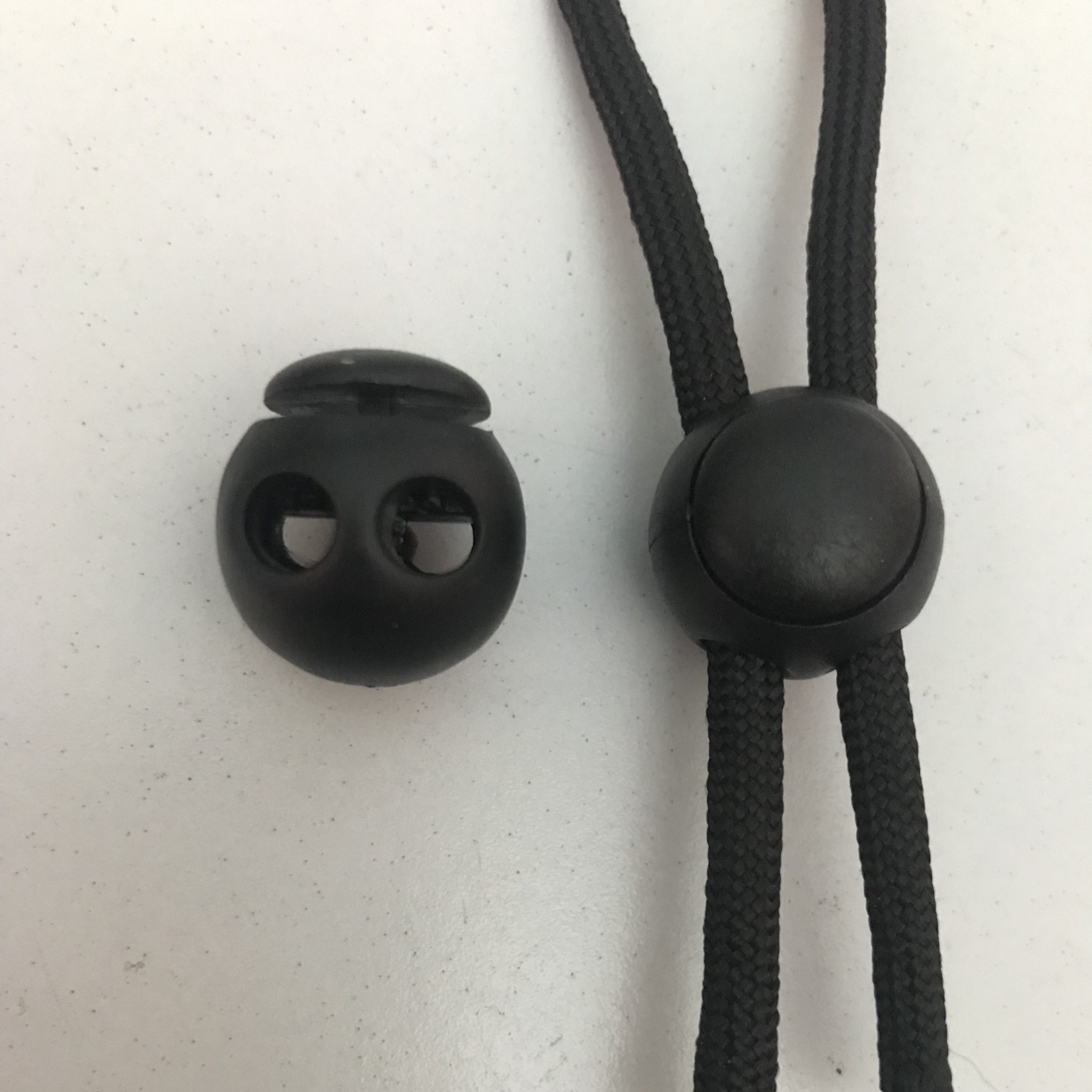 ตัวรูดล็อคสายคล้องบัตร,ล็อคสายเชือก V.4 (ราคาต่อ 2ชิ้น)