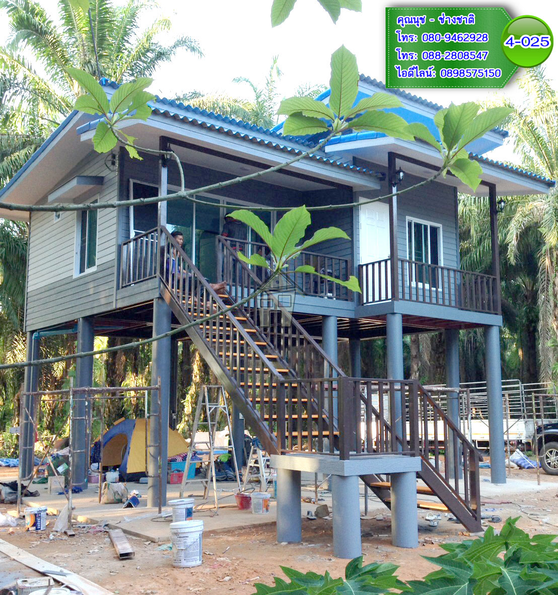 4-025 บ้านน็อคดาวน์ ทรงโมเดิร์น