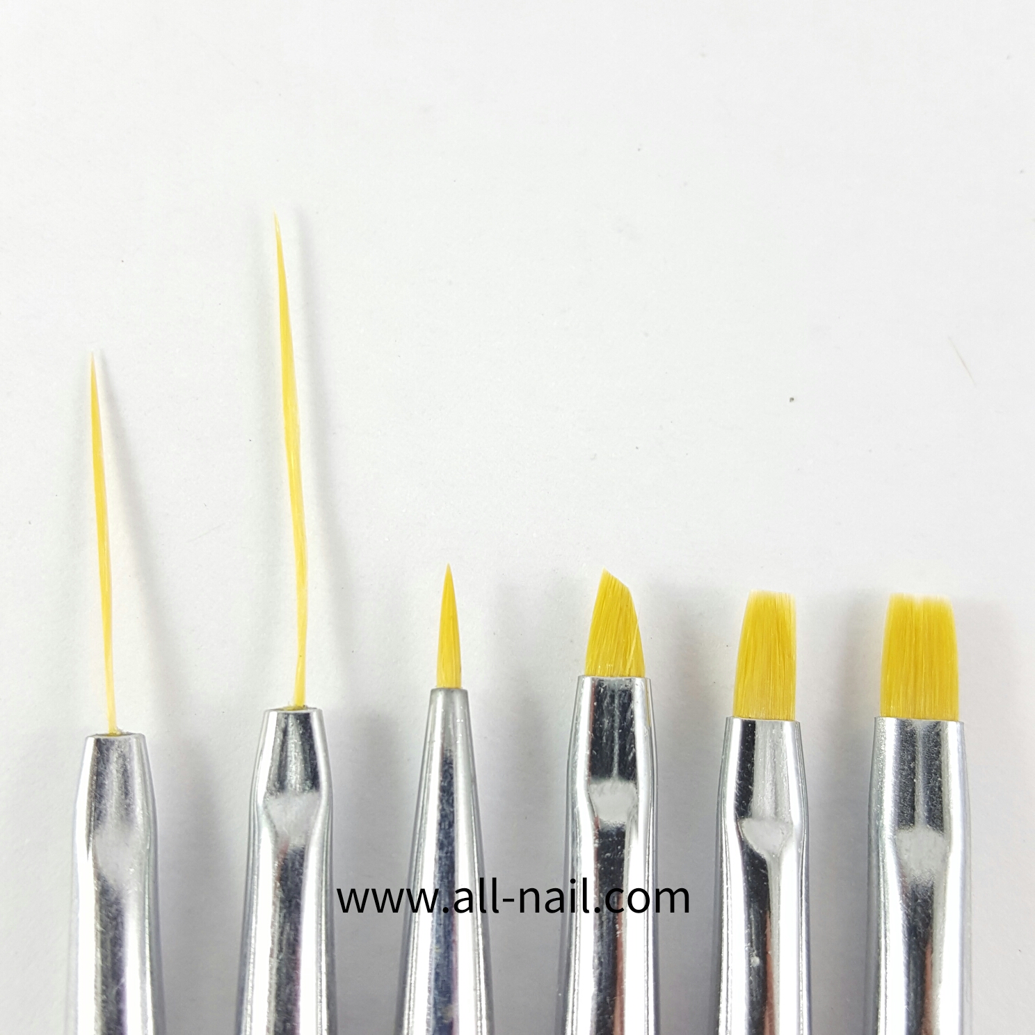 ชุดพู่กันเพ้นท์เจล 1ชุด #6