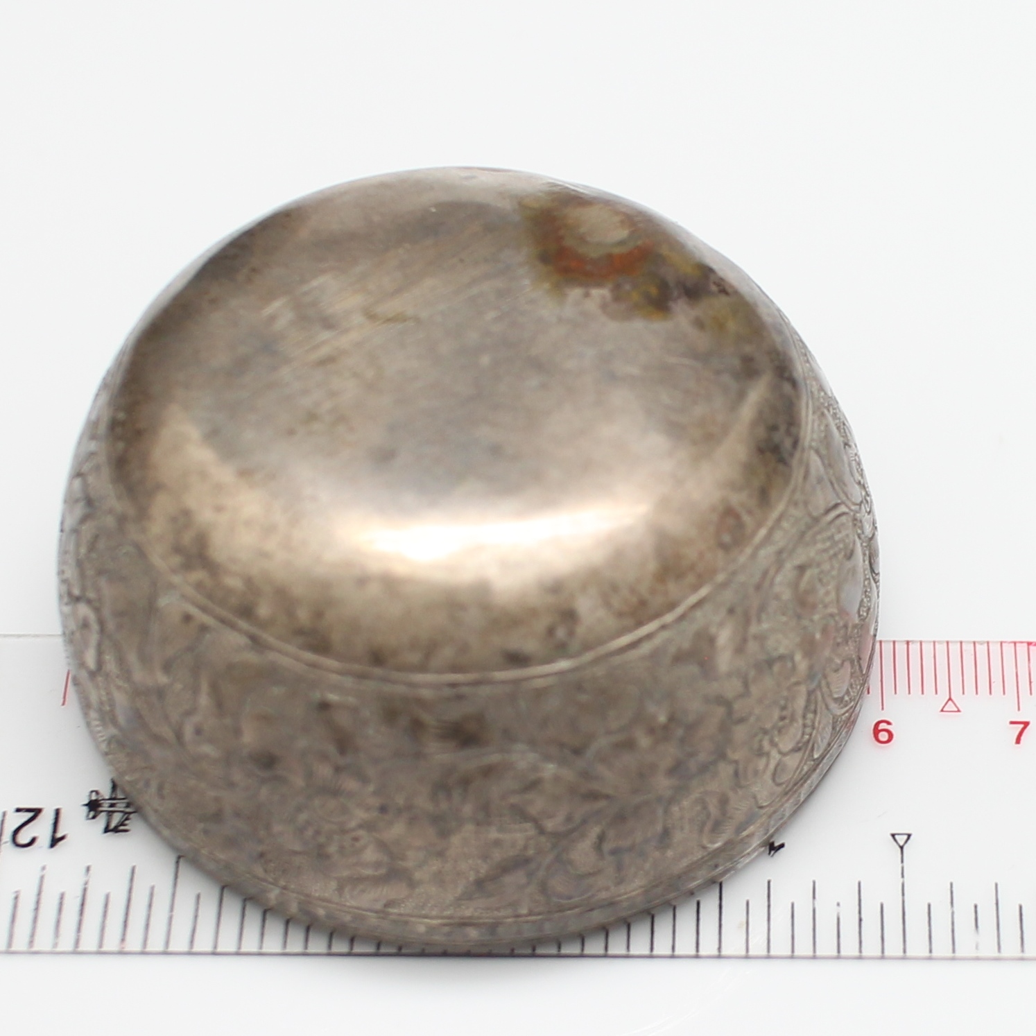 SI360 ขันเงินจิ๋วลาย ดอกไม้ เงินแท้ 92.5% นน.รวม 27.9 กรัม