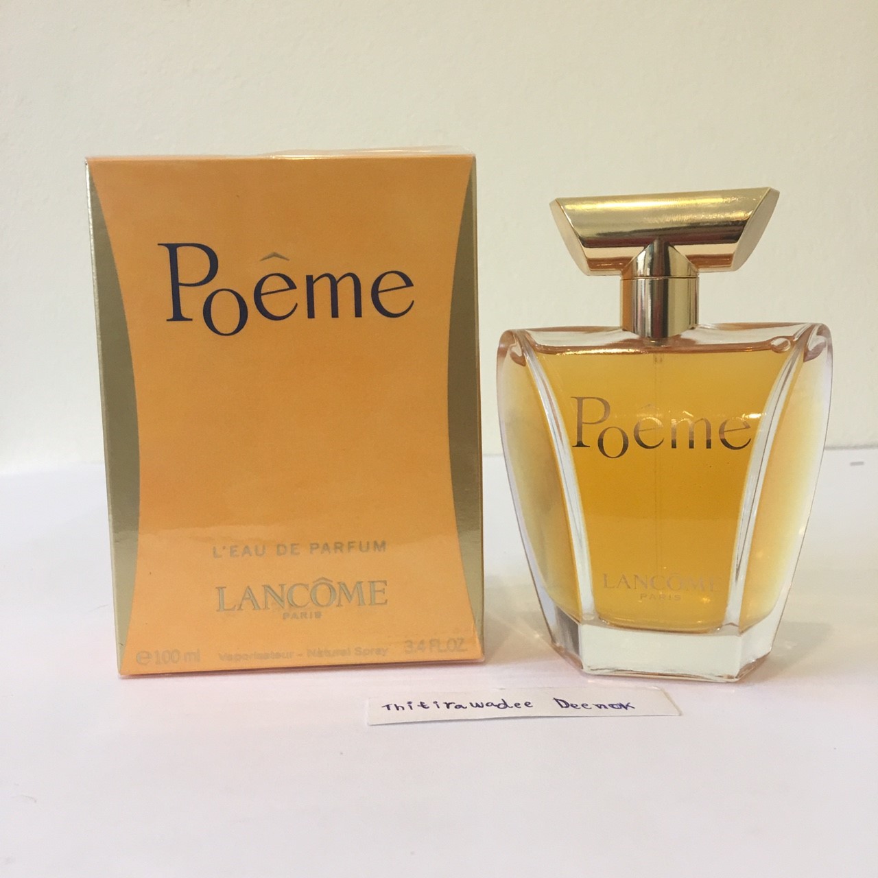 น้ำหอมแท้ Lancome Poeme edp 100ml. พร้อมกล่องซีล