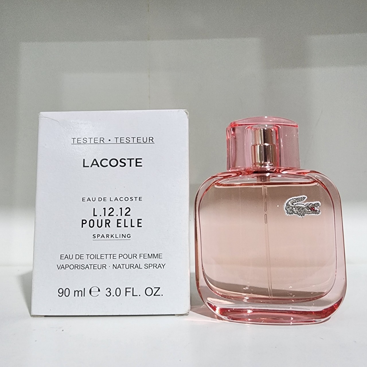 น้ำหอม Eau de Lacoste L.12.12 Pour Elle Sparkling Lacoste for women 100ml กล่องเทส