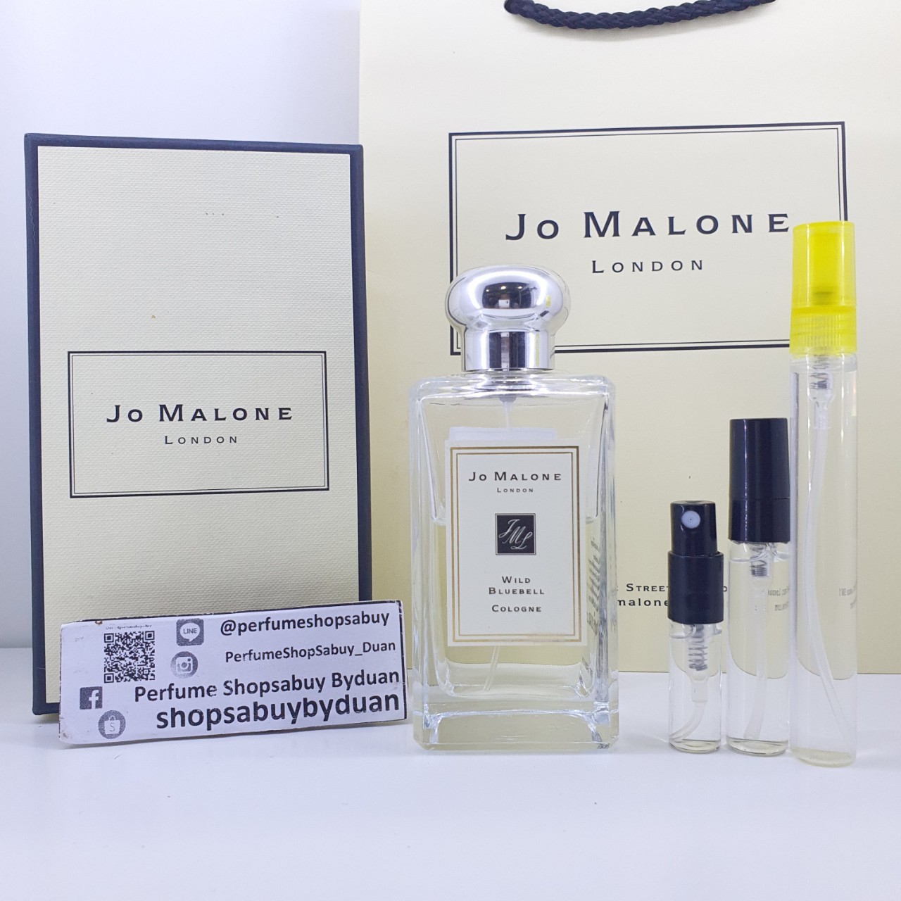 น้ำหอมแท้แบ่งขาย Jo Malone Wild Bluebell Cologne 💕Travel Size #แบบทดลอง