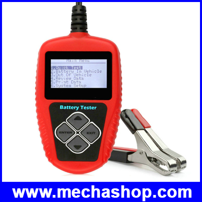 เครื่องวิเคราะห์แบตเตอรี่ เครื่องตรวจสภาพแบตเตอรี่ เครื่องวัดแบตเตอรี่ Battery Tester BA101 Car Battery Tester 12V Automotive Vehicle BA101 Battery Analyzer 100-2000CCA สูงสุด 220Ah
