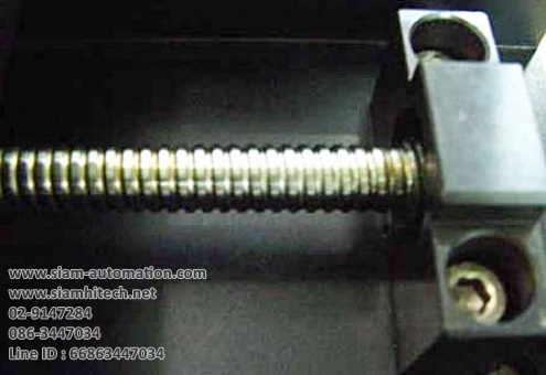 สไลด์ บอลสกรู THK พร้อมบอลสกรูและสเตปปิ้งเกลียวละเอียด ยาว22 cm (Used)