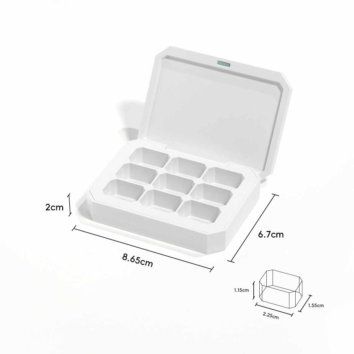 ยิปซั่มเจล [Gypsum gel] เจลเพ้นท์นูน สีมาการอง 9เฉดสี/เซต