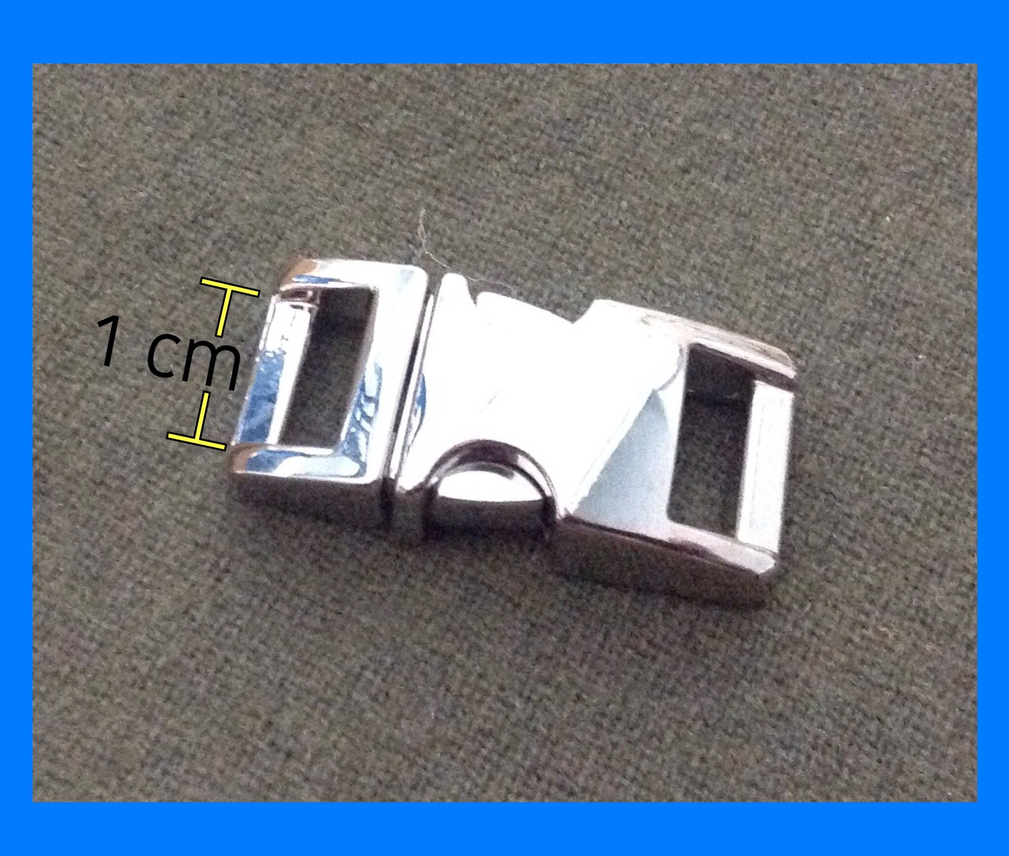 ตัวล็อคก้ามปู โลหะ ขนาด 1 cm