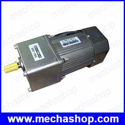 อินดักชั่นมอเตอร์ Induction Motor AC 220V 120W Single phase Constant speed motor with gearbox,กลับทางหมุนได้ เลือกอัตราทดได้ (สินค้า Pre-Order)