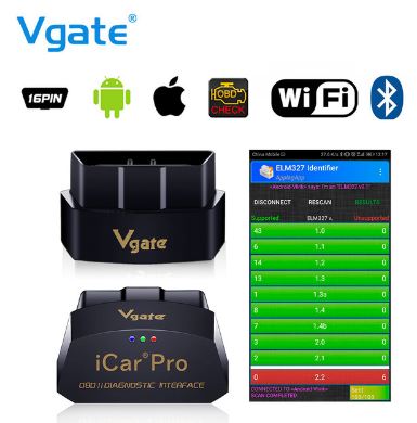2018 Vgate iCar Pro OBD2 Scanner Bluetooth 4.0/WIFI Car Diagnostic Tool ELM327 V2.1 iCar Pro Scanner For Android/IOS