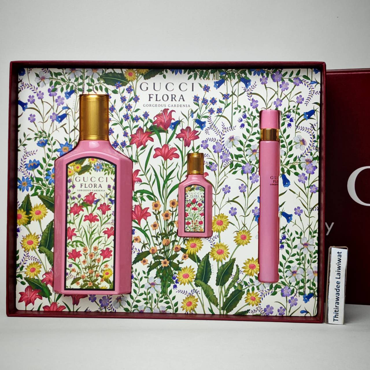 น้ำหอมแท้ Set Gucci Flora goreous gardenia edp (100ml +5ml + 10ml )