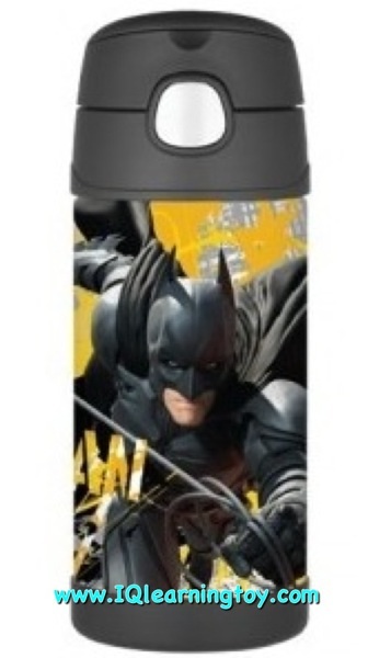 ของหมดค่ะ!!!Thermos - FUNtainer Straw Bottle Batman กระติกน้ำสูญญากาศ 12 oz. เก็บความร้อน&ความเย็น แบรนด์คุณภาพ จาก USA (จัดส่งฟรี)