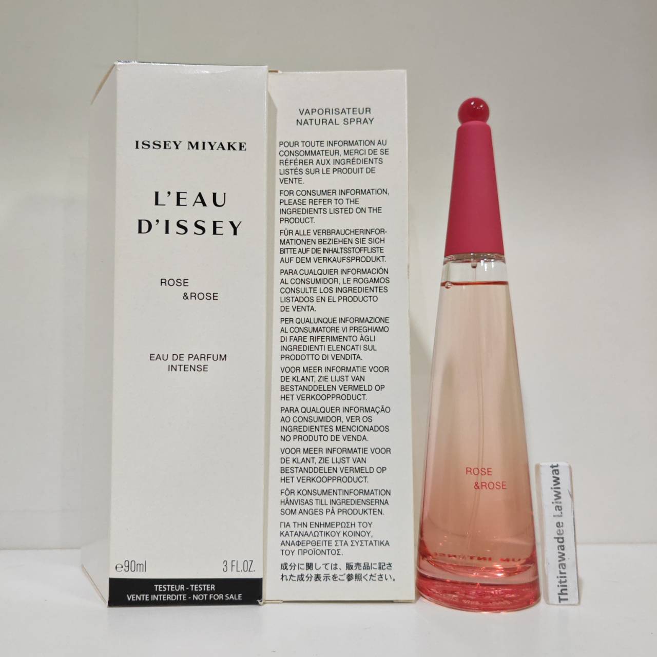 น้ำหอมแท้ Issey Miyake Rose & Rose Eau de Parfum Intense 90ml กล่องเทสเตอร์
