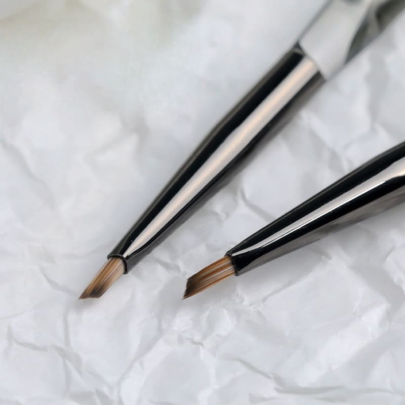 พู่กันหัวตัด พู่กันปลายสามเหลี่ยม เพ้นท์ดอกไม้,ผีเสื้อ พู่กันเพ้นท์เล็บ