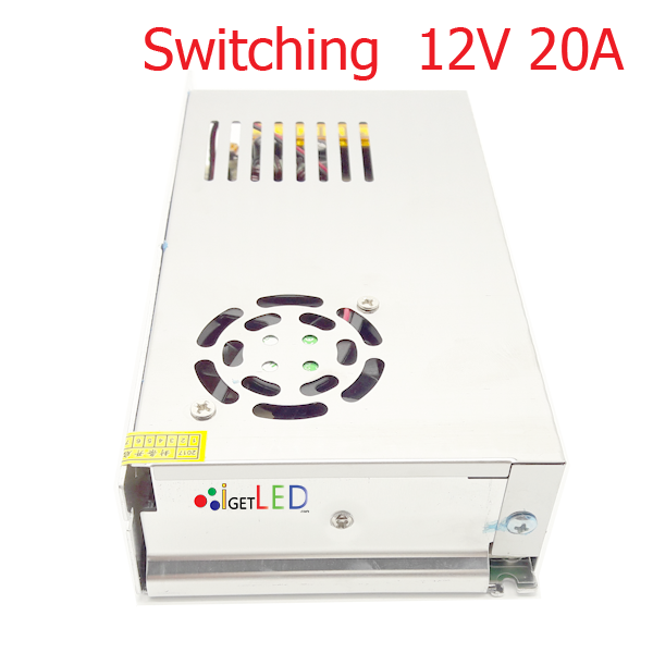 สวิทช์ชิ่งจ่ายไฟ 12V 20A 240W Switching Power Supply สวิตชิ่งเพาเวอร์ซัพพลาย