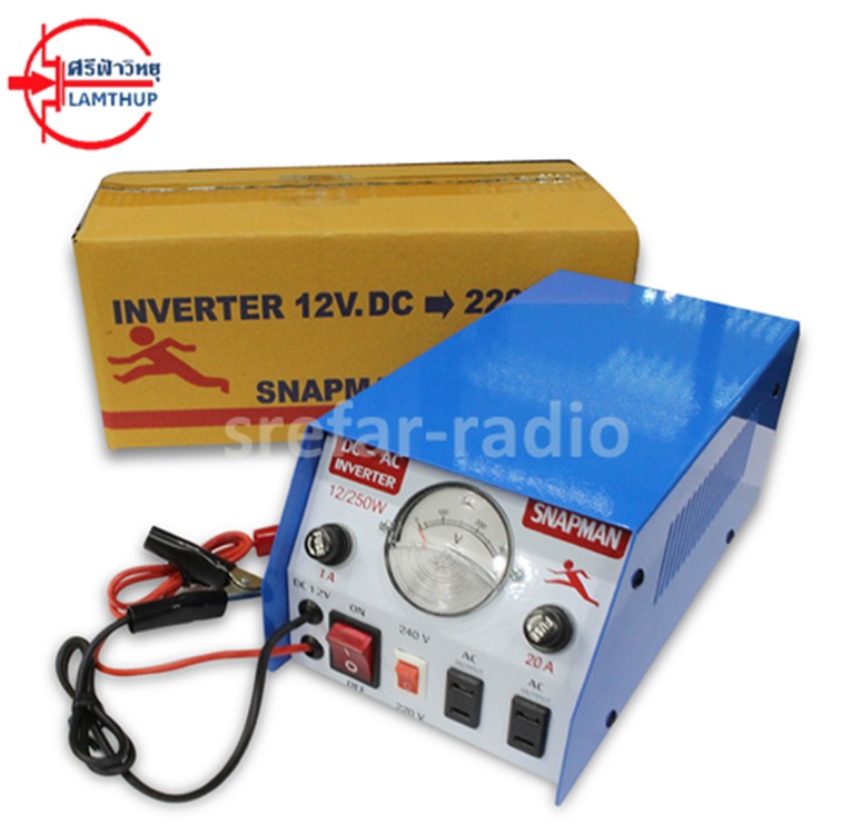 INVERTER 12-220 DC/AC SNAPMAN 250W