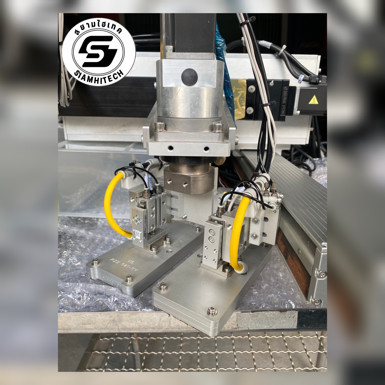 ชุดแกนสำเร็จพร้อมตู้ไฟ ( ชุดเรียนรู้+ชุดทดลองแขนกลดูดจับชิ้นงาน )