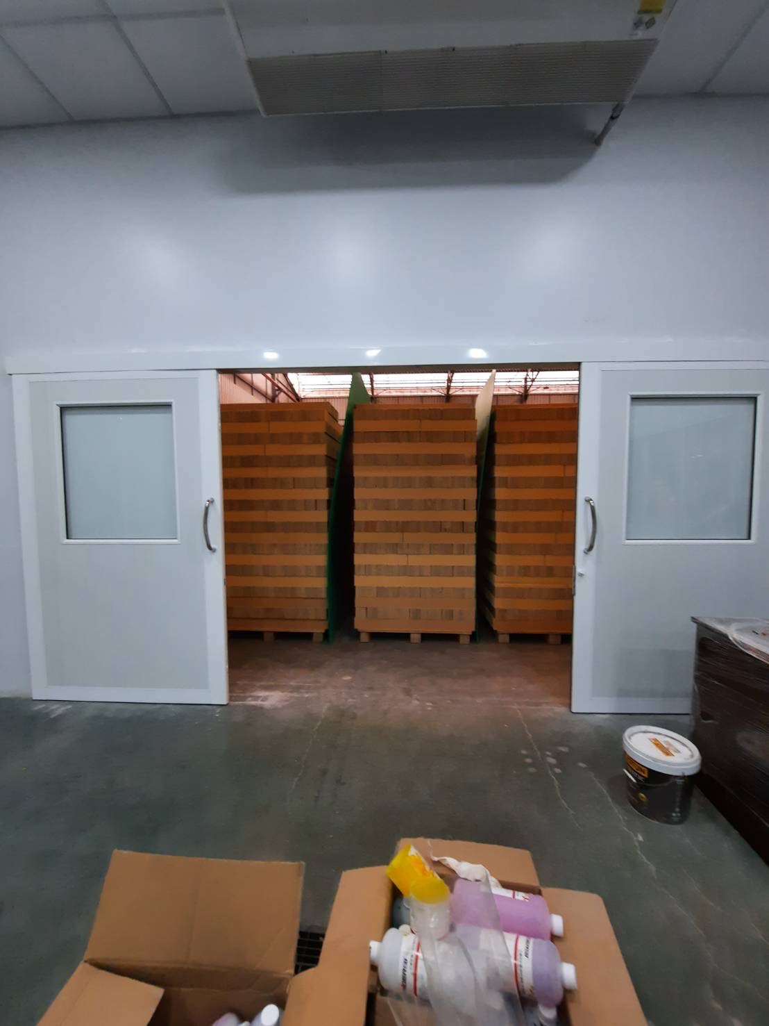 งานกั้นห้องในโกดัง กั้นห้องในโรงงาน ขนาด6.00x10.00 เมตร สมุทรสาคร