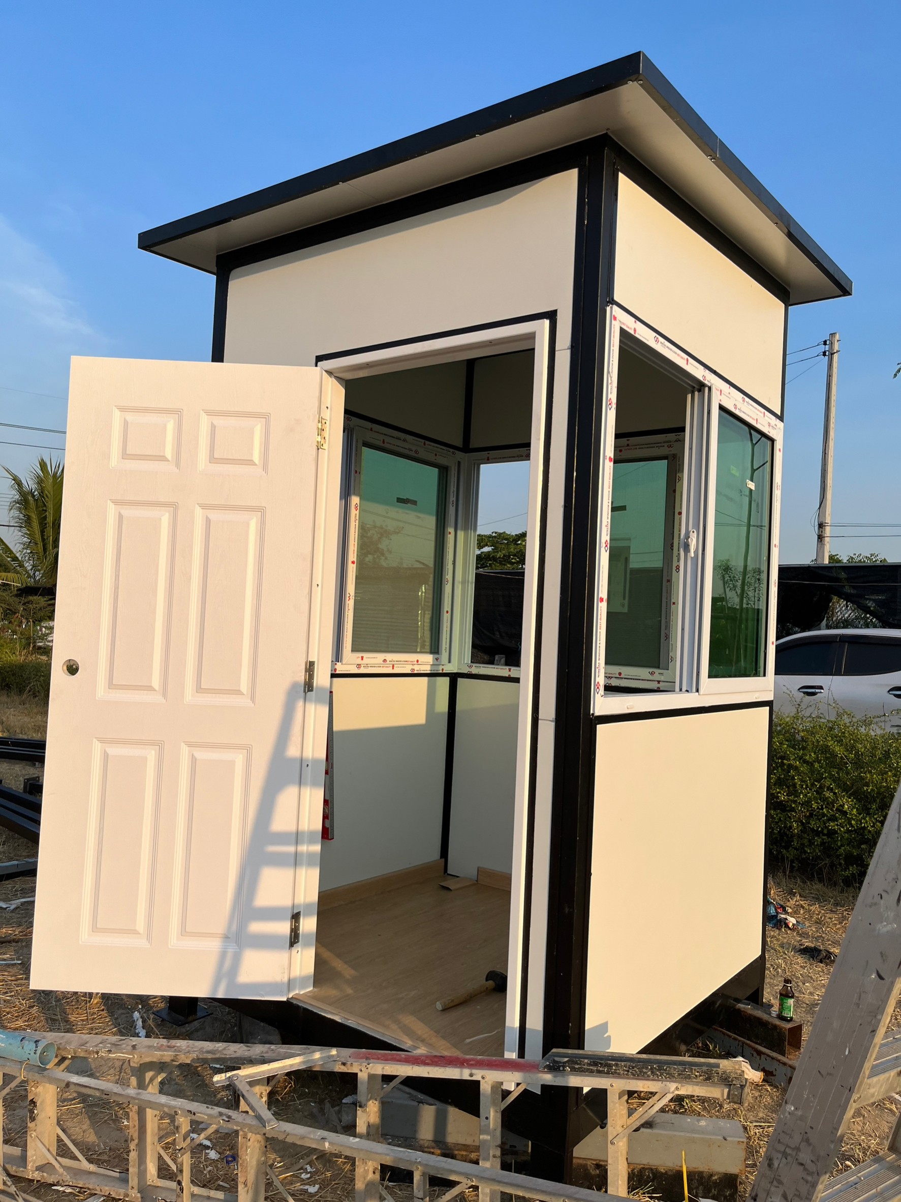 ป้อมยาม ตู้ยามสำเร็จรูป 1.50x1.50x2.50 เมตร