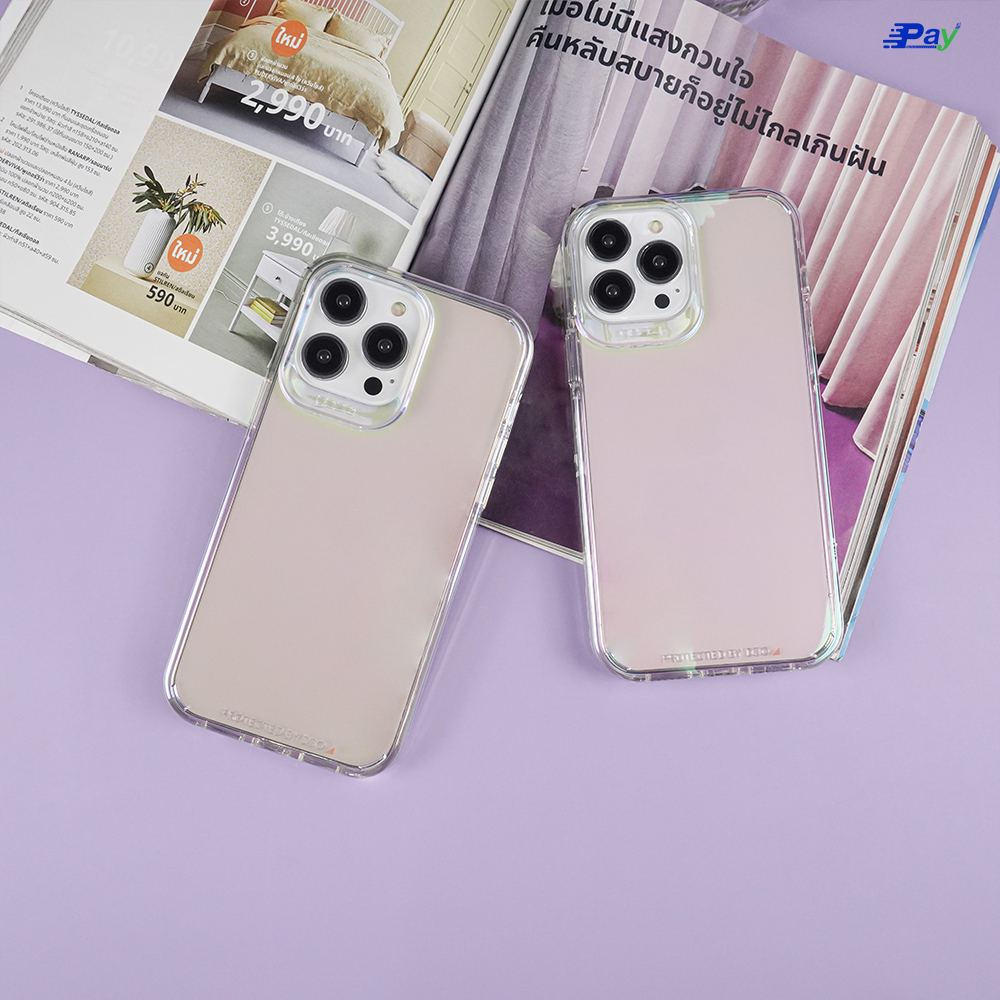 เคสโทรศัพท์ iPhone Crystal Palace Gear4 Aurora สำหรับ14ProMax/14Pro/13ProMax/13/12ProMax/12Pro/12/11