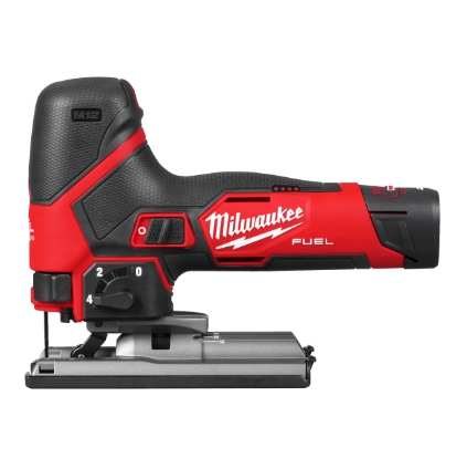Milwaukee M12 FJS-0 ASIA เครื่องเลื่อยจิ๊กซอว์ไร้สาย 12 โวลท์ FUEL มิลวอคกี้ เครื่องเปล่า
