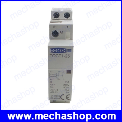 เอซีคอนแทกเตอร์ แมกเนติกคอนแทกเตอร์ 2P 25A 1NC 1NO Coil 220230V 5060HZ Din rail Household AC Contactor