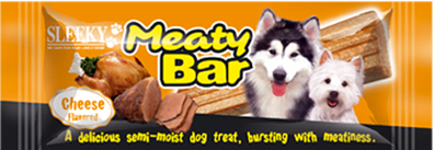 ขนมสุนัข SLEEKY มีทตี้บาร์ รสชีส - ขนมหมาทุกสายพันธุ์