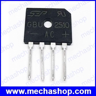 ไดโอดบริดจ์ ไดโอดเรียงกระแส Diode Bridge Rectifier GBU2510 25A 1000V แบบขาเสียบ DIP-4