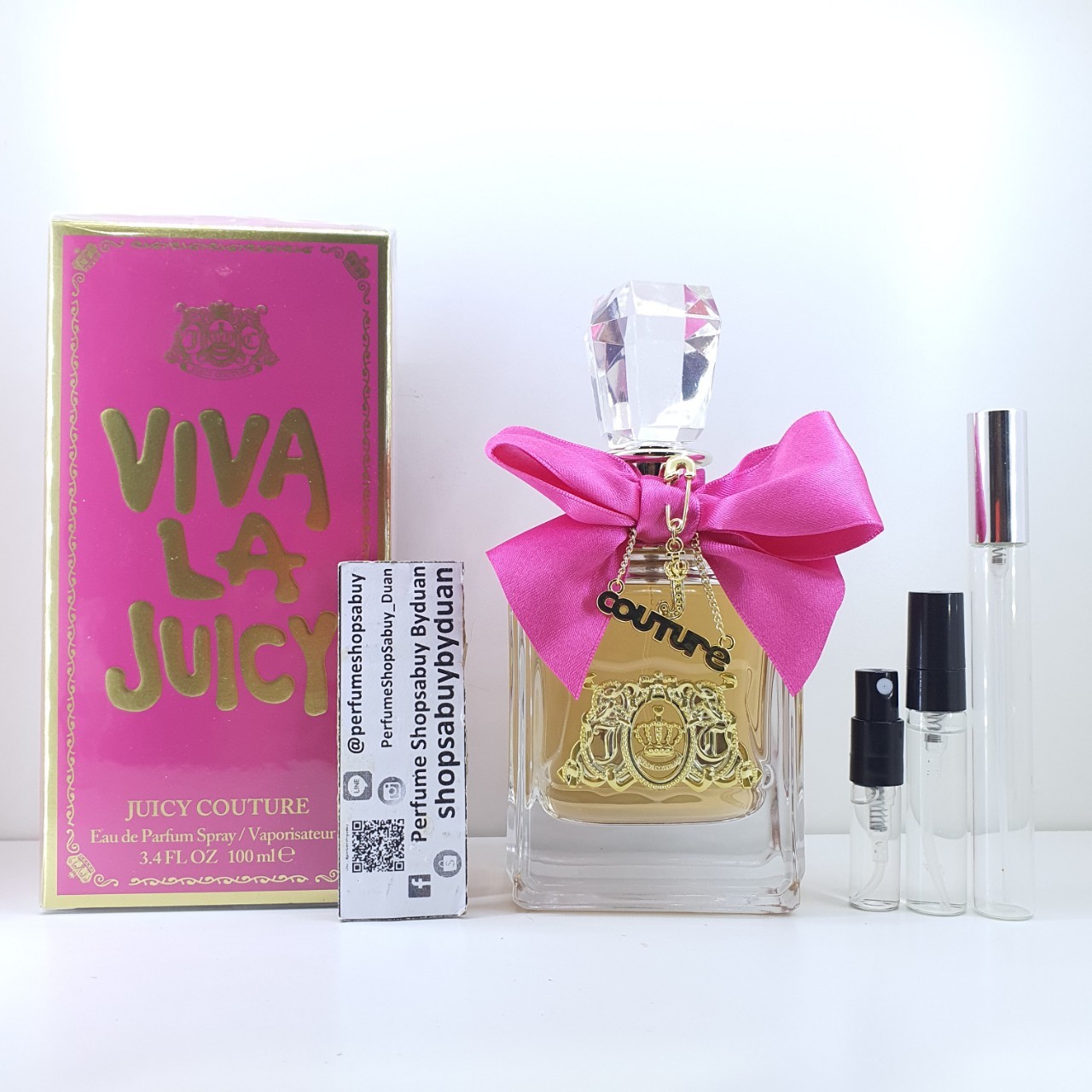 น้ำหอมแท้แบ่งขาย Juicy Couture Viva La Juicy EDP 💕Travel Size #แบบทดลอง