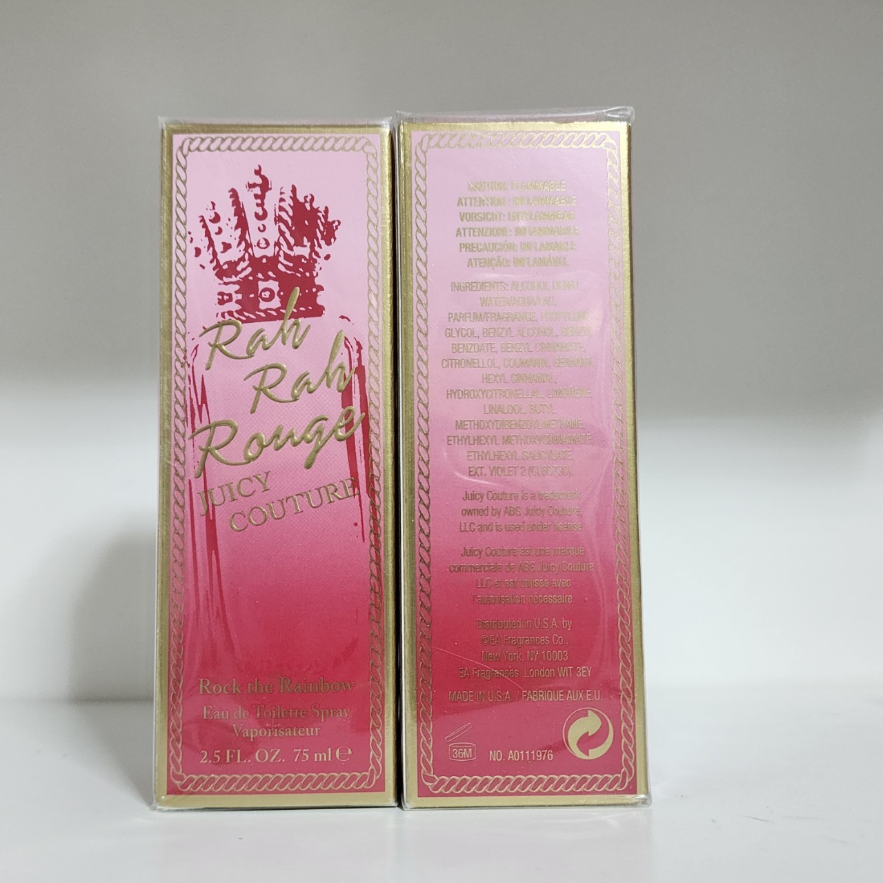 น้ำหอมแท้ Juicy Couture Rock The Rainbow Rah Rah Rouge EDT 75 mL กล่องซีล