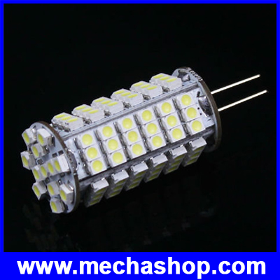 หลอดไฟ LED G4 5.5W 12V 680-Lumen 120 SMD 3528 LED Light 6500K แสงสีขาว 40000 ชั่วโมง