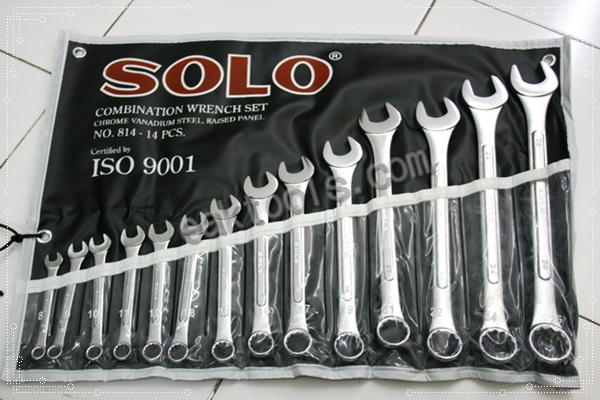 SOLO ชุดประแจแหวนข้างปากตาย โซโล