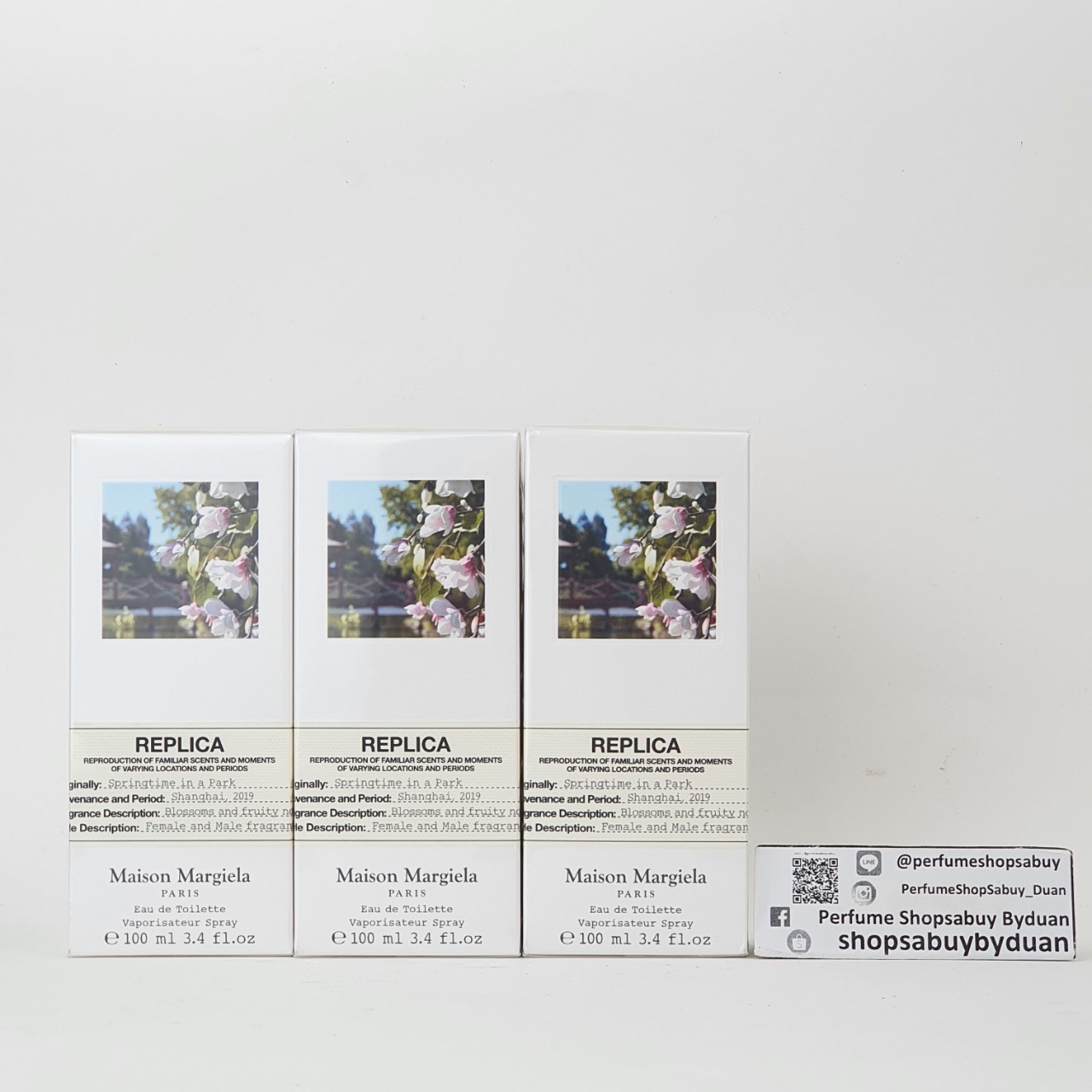 น้ำหอมแท้ Maison Margiela Replica Springtime In A Park Edt 100ml กล่องซีล