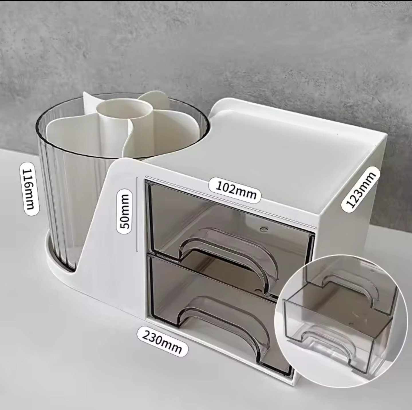 กล่องจัดเก็บอุปกรณ์ทำเล็บ กล่องใส่เครื่องประดับ ใส่เครื่องสำอาง จัดเก็บอเนกประสงค์