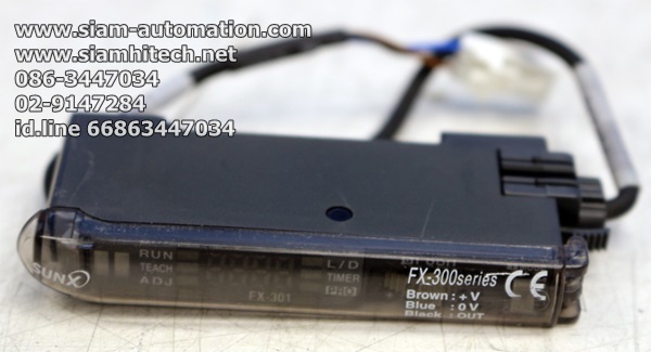 Digital Fiber Sensor ยี่ห้อ Sunx รุ่น FX-301 เซ็นเซอร์จับสี (มือสองสภาพดี)