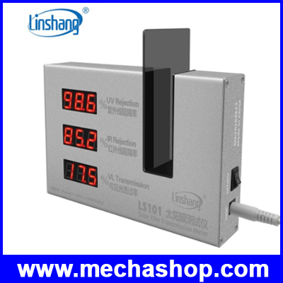 เครื่องวัดฟิล์มกรองแสง มิเตอร์วัดฟิล์มกรองแสง เครื่องวัดการกรองแสง LS101 Window Tint Transmission Meter for glass film with 365nm UV 950nm IR Rejection 550nm (สินค้า Pre-Order)