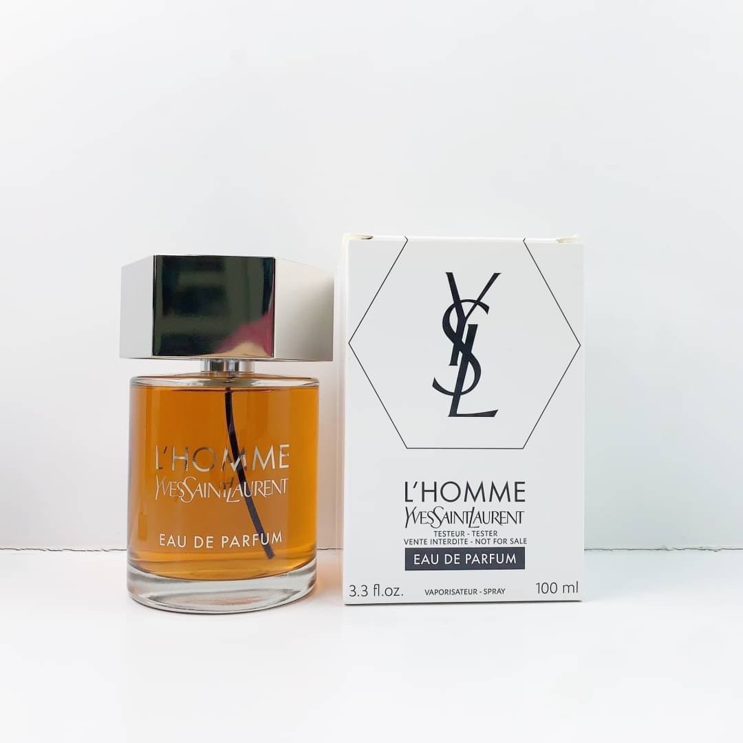 น้ำหอมแท้ YSL L'Homme Eau De Parfum 100ml กล่องเทส ป้ายไทย 01/2022