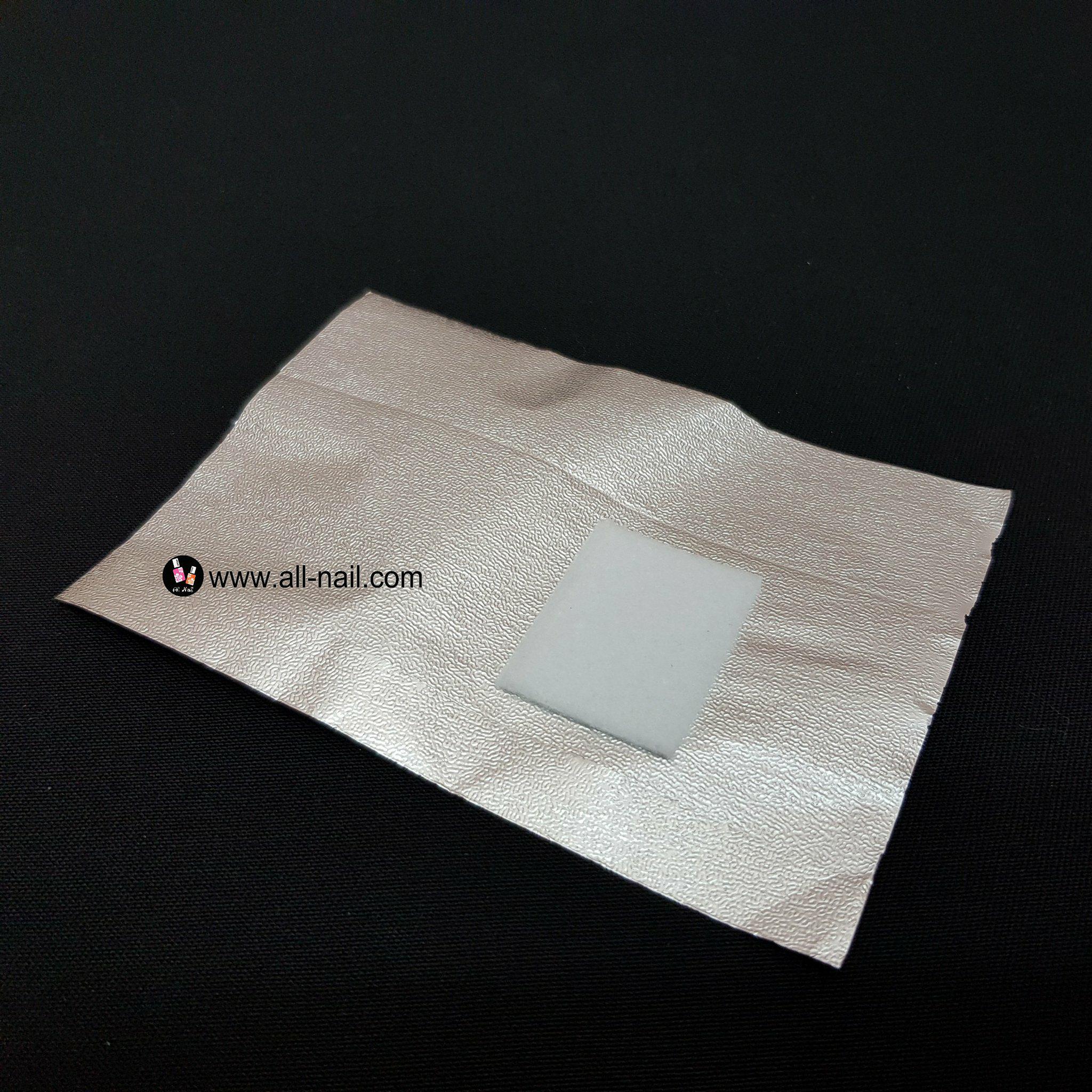 ฟอยล์พร้อมสำลี 100แผ่น (สำหรับถอดเจล,ถอดเล็บ)