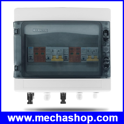 ตู้คอมบายเนอร์ PV Combiner Box Set DC 600V 25A 12WAY IP65