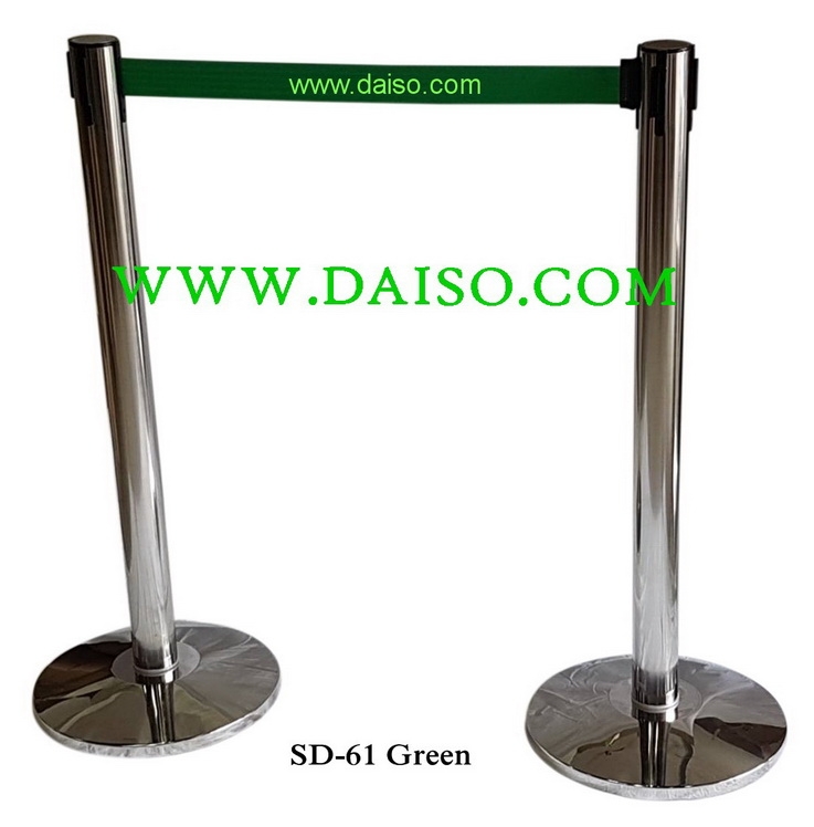 เสากั้นทางเดิน เสากั้นบริเขต เสากั้นแบบสายม้วนเก็บในตัว_SD-61