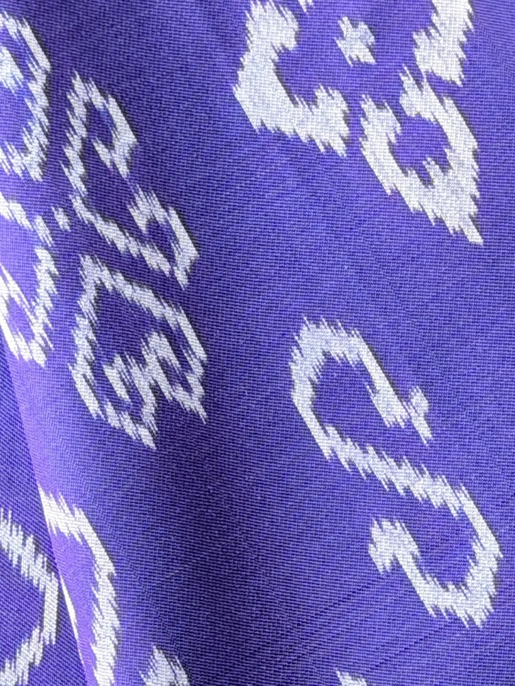 ซิ่น ผ้าไหมมัดหมี่ 3ตะกอ ขนาด 1x2 เมตร ลายดอกรักราชกัญญา สีน้ำเงิน รหัส PCS-NY-11226815