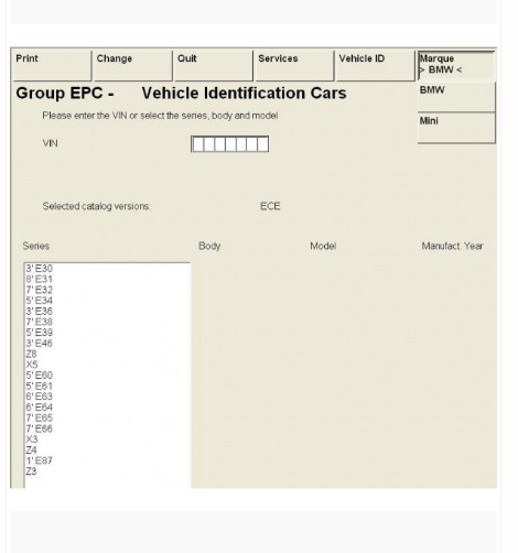 CD โปรแกรมรวมพาตแคตตาล็อค BMW และ MINI COOPER V.2004 ตั้งแต่รุ่นเก่า-2004