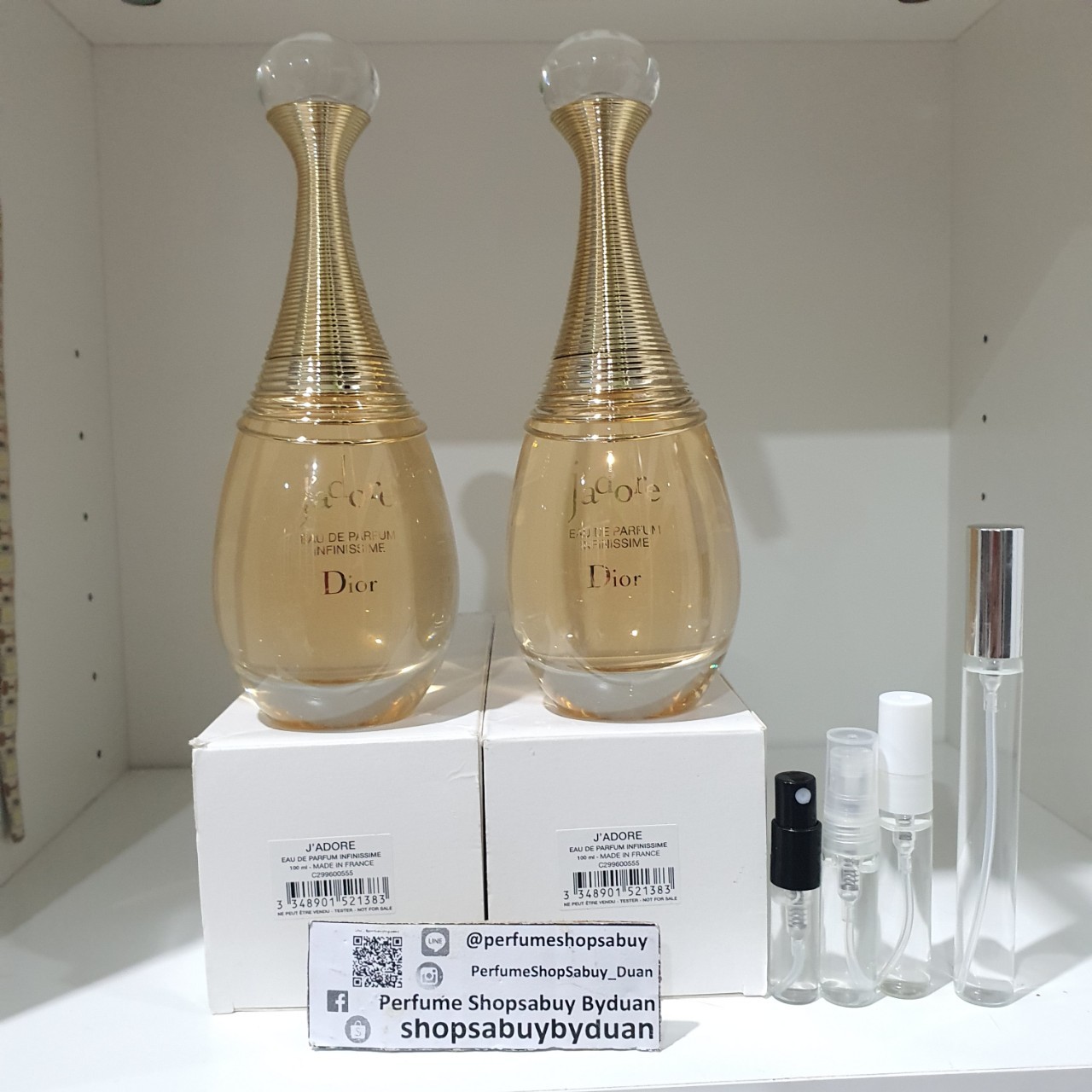 น้ำหอมแท้แบ่งขาย Christian Dior J’Adore Jadore Infinissime EDP 💕Travel Size แบบทดลอง