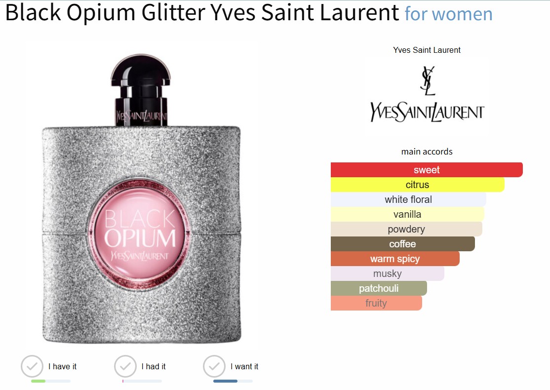น้ำหอมแท้ YSL Black Opium Glitter EDP 90ml กล่องซีล