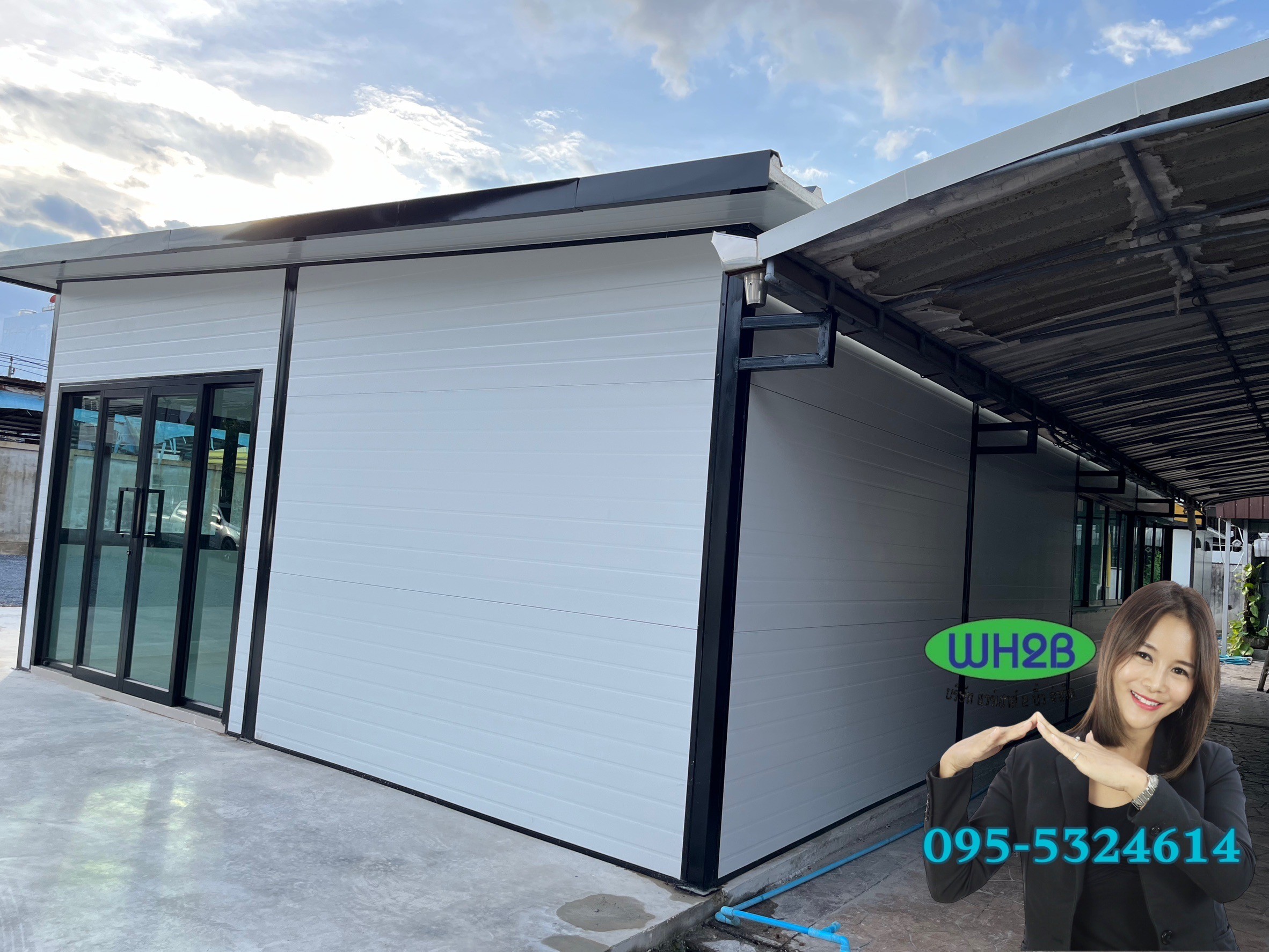 ออฟฟิศสำเร็จรูป ขนาด6.00x12.00 เมตร