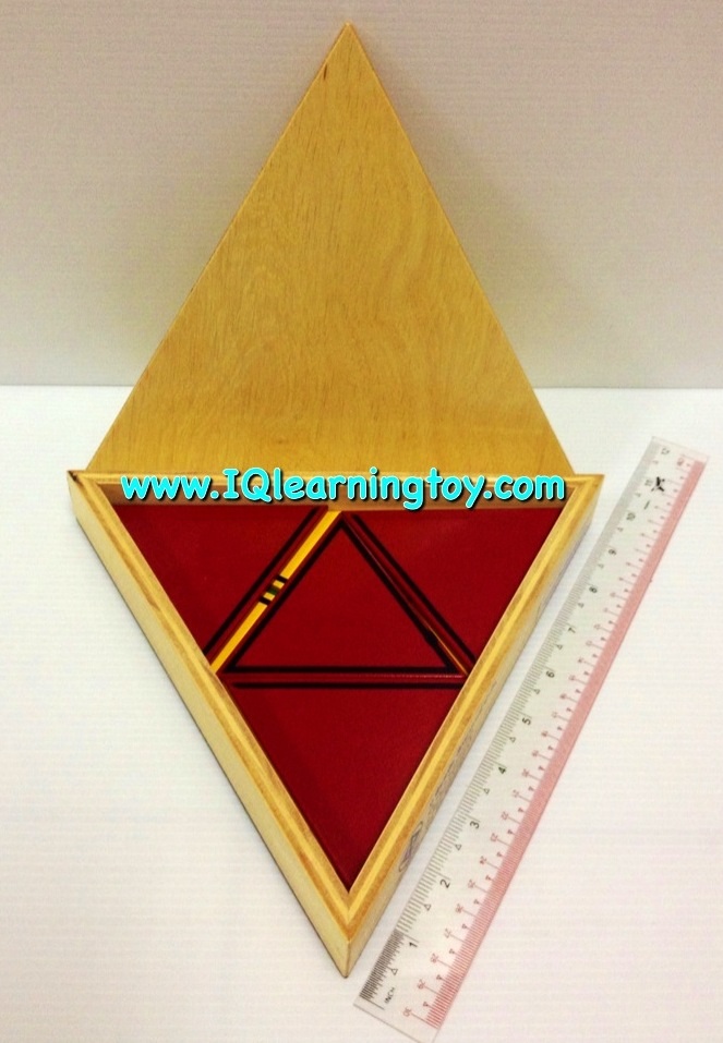 Montessori-Constructive Triangle ชุดรูปสามเหลี่ยมสร้างสรรค์ 5 ชุด (ชุดที่ 1-5) สอนพื้นฐานหลักคณิตศาสตร์และความคิดสร้างสรรค์ ส่งฟรี