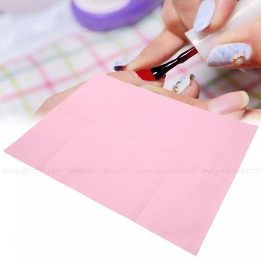 แผ่นกระดาษรองทำเล็บ (12แผ่น)