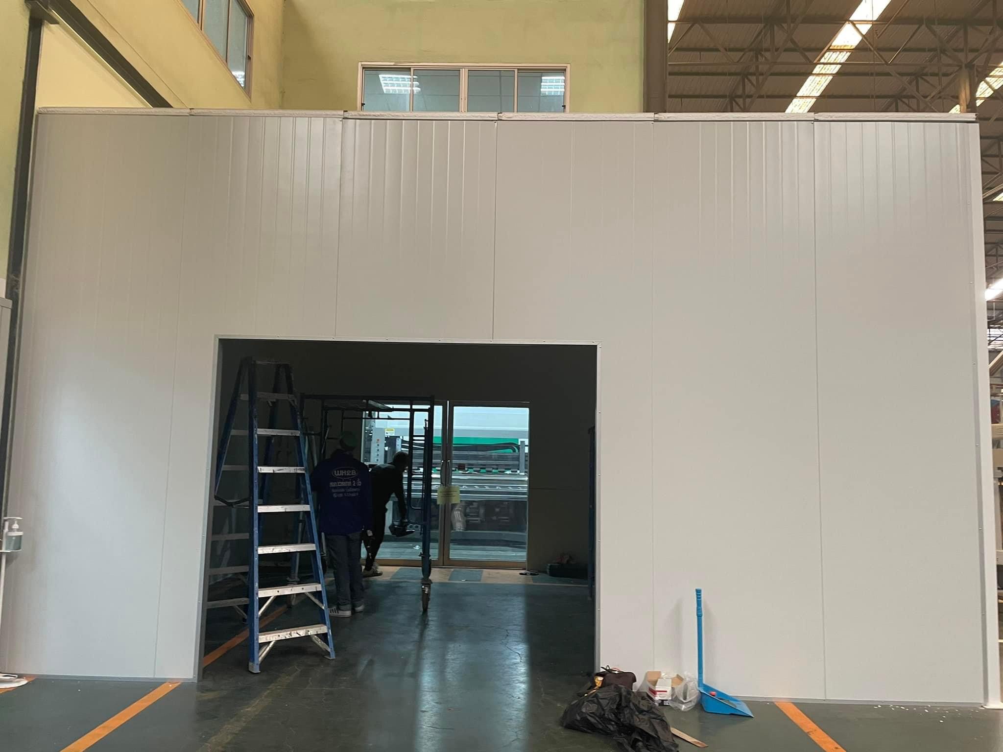 งานกั้นห้องในโกดัง กั้นห้องในโรงงาน ขนาด6.00x10.00 เมตร สมุทรสาคร